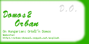 domos2 orban business card